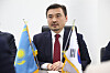 Kazakhstan’s Ambassador to Korea Nurgali Arystanov speaks during a roundtable discussion event hosted by the Embassy of Kazakstan at the embassy building in Yongsan District, central Seoul, on Sept. 11. [EMBASSY OF KAZAKHSTAN]
