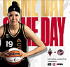 Park Ji-su is seen in an ad for a Las Vegas Aces game, posted on the WNBA club's official Instagram page. [SCREEN CAPTURE]