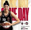Park Ji-su is seen in an ad for a Las Vegas Aces game, posted on the WNBA club's official Instagram page. [SCREEN CAPTURE]