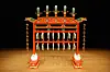 Pyeongyeong, or the tuned sonorous chime. [NATIONAL GUGAK CENTER]