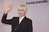 Singer Kang Daniel poses during a press conference on May 24 for his new album 'The Story' at the InterContinental Grand Seoul Parnas in Gangnam, southern Seoul. [YONHAP]