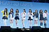 Girl group Hearts2Hearts poses for photos during a showcase held on Feb. 24 at Yes24 Live Hall in eastern Seoul for the release of its first single “The Chase.” [DANIELA GONZALEZ PEREZ]