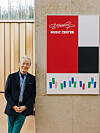Maestro Gum Nanse poses for a photo inside the Concert Hall of the Gum Nan Se Music Center in Busan. [SONG SI-YOUNG]