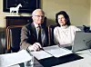 The king and queen in Stenhammar Castle in 2020. [ROYAL COURT OF SWEDEN]