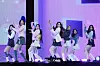 Girl group Hearts2Hearts performs lead track “The Chase” during a showcase held on Feb. 24 at Yes24 Live Hall in eastern Seoul. [DANIELA GONZALEZ PEREZ]
