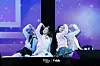 Girl group Hearts2Hearts performs lead track “The Chase” during a showcase held on Feb. 24 at Yes24 Live Hall in eastern Seoul. [DANIELA GONZALEZ PEREZ]