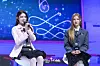 Hearts2Hearts answers reporters’ questions during a showcase held on Feb. 24 at the Yes24 Live Hall in eastern Seoul for the release of its first single “The Chase.” [DANIELA GONZALEZ PEREZ]