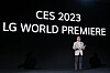 LG Electronics CEO Cho Joo-wan speaks during a press conference Wednesday ahead of the CES 2023 trade show in Las Vegas. [LG ELECTRONICS]