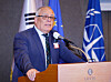 Judge Piotr Hofmanski, president of the International Criminal Court (ICC), on Tuesday speaks during the opening ceremony of the two-day high-level regional seminar, co-hosted by the Korean government and the ICC, at Lotte Hotel Seoul in downtown Seoul. [NEWS1]