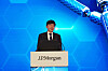 Samsung Biologics CEO John Rim speaks during the annual J.P. Morgan Healthcare Conference in San Francisco earlier in the month. [SAMSUNG BIOLOGICS]