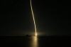 A Nuri space rocket lifts off from Naro Space Center in Goheung, South Jeolla, at 1:13 a.m. on Nov. 27. [YONHAP]