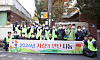 Kumho Petrochemical employees donate coal briquettes to disadvantaged households in Daejeon. [KUMHO PETROCHEMICAL]