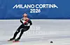 Short track speed skater Shim Suk-hee trains for the 2026 Milan-Cortina Winter Olympics at an ice rink in Milan on Feb. 3. [YONHAP]