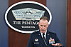 Pentagon spokesman U.S. Air Force Brig. Gen. Patrick Ryder speaks during a media briefing at the Pentagon in Washington D.C. on Tuesday. [AP/YONHAP]
