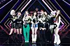 The seven winners of cable network Mnet's idol competition program ″Queendom: Puzzle″ pose for a picture after the final episode aired live in August. They will form the project girl group EL7Z U+P and drop their first album in September. From left are Yeeun, Yeoreum, Yeonhee, Nana, Hwiseo, Yuki and Kei. [MNET]