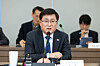 Minister of Climate, Energy and Environment Kim Sung-whan speaks during a press conference held at the Sejong government complex on Feb. 9. [JOINT PRESS CORPS]