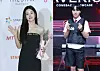 Singer Kwon Eun-bi, left, and Ju Haknyeon of The Boyz [ILGAN SPORTS]