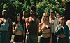Blackpink member Jennie, second from left, in the trailer of HBO's 'The Idol' [SCREEN SHOT OF THE TRAILER]