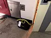 Delivery food in reusable bag is place outside the door of Kim's house in Gangnam District, southern Seoul. [KIM SE-JUNG]