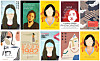 The 10 different translated copies of the novel ″Kim Jiyoung, Born 1982″ (2016) written by author Cho Nam-joo [LITERATURE TRANSLATION INSTITUTE OF KOREA]