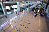 Inside Gimpo International Airport on Thursday morning. [NEWS1]