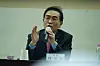 Tae Yong-ho, secretary general of South Korea‘s Peaceful Unification Advisory Council and former North Korean deputy ambassador to Britain, speaks during a forum the council hosted in central Seoul on Thursday afternoon. [MINISTRY OF UNIFICATION]