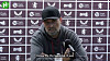Liverpool manager Jurgen Klopp speaks after a 3-3 draw with Aston Villa in the Premier League on Monday. [ONE FOOTBALL]
