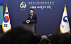 President Yoon Suk Yeol makes a speech at the 60th anniversary of the Korean National Diplomatic Academy ceremony at Seocho-dong, Seoul, on Friday. [YONHAP]