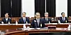 Kim Kyou-hyun, head of the National Intelligence Service (NIS), at the National Assembly’s Intelligence Committee in Yeouido, Seoul, on Tuesday. Kim and the NIS reported on North Korean latest movements as well as the children of its leader Kim Jong-un. [JOINT PRESS CORPS]