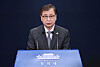 In this file photo, National Security Office Director Suh Hoon gives a briefing on Sept. 25 at the Blue House. [YONHAP]