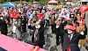 About 100 residents of Euryeong, South Gyeongsang, hometown of Samsung's late founder Lee Byung-chul, hold a rally on May 12 near Lee's birth place to pressure President Moon Jae-in to pardon Lee Jae-yong, who is a grandson of the late Lee. [Song Bong-geun]