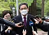 Kwak Sang-do, a People Power Party (PPP) lawmaker who resigned from the party on Sunday after media reported his son received a massive severance payment from Hwacheon Daeyu. [YONHAP]