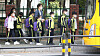Students line up for a school bus in Nowon District, northern Seoul, Monday. Social distancing measures have been eased from Level 2 to Level 1, and Seoul education authorities said students will soon be allowed to go to school more often than before. [NEWS1]