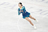 Lee Hae-in performs during the women's short program at the World Figure Skating Championships in Saitama, Japan on Wednesday. [AP/YONHAP]