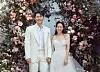 Actors Hyun Bin and Son Ye-jin during their wedding on March 31, 2022 [MSTEAM ENTERTAINMENT]