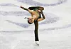 Kim Chae-yeon performs during the women short program at the World Figure Skating Championships in Saitama, Japan on Wednesday. [REUTERS/YONHAP]