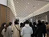Customers wait for the luxury goods stores to open at Shinsegae Department Store's Gangnam branch in southern Seoul. [OH YOO-JIN]