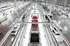 Hyundai Motor employees work at its No. 3 Beijing plant in China [HYUNDAI MOTOR]