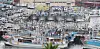 Fishing boats are docked at Seogwipo Port, Jeju Island on Sunday as fishermen provide for Typhoon Omais, which the Korea Meteorological Administration forecast will arrive near Jeju Island Monday afternoon. [YONHAP]