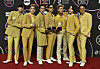 BTS collects three awards at the American Music Awards on Sunday at the Microsoft Theater in Los Angeles, including Artist of the Year, Favorite Pop Duo or Group and Favorite Pop Song for 'Butter.' [AP/YONHAP]