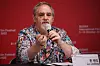 Producer Jon Landau speaks at a local BIFF press event about 'Avatar: The Way of Water' at KNN Theater in Busan on Thursday. [BIFF]