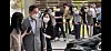 Samsung Electronics Vice Chairman Lee Jae-yong speaks with reporters at Gimpo International Airport on Wednesday. [KO SUK-HYUN]