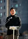 Former Seoul Mayor Oh Se-hoon, also member of the main opposition People Power Party, announces his bid to run for Seoul mayor on Sunday at a press conference in Seoul. [OH JONG-TAEK]