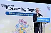 Karl-Olof Andersson, Swedish Ambassador to Korea, delivers welcome remarks during an annual Sweden Day celebration, hosted by the country's embassy, at the Grand Hyatt Seoul on June 4.. [EMBASSY OF SWEDEN IN KOREA]