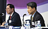 Lee Ju-Ho, deputy prime minister and education minister, speaks at the Korean Council for University Education conference in January. The undeclared major program is one of Minister Lee's main policy goals. [YONHAP]
