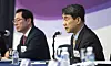 Lee Ju-Ho, deputy prime minister and education minister, speaks at the Korean Council for University Education conference in January. The undeclared major program is one of Minister Lee's main policy goals. [YONHAP]