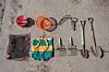 Tools used in Baekmiri for tidal flat harvesting, known as getbol eoro [KOREA CULTURAL HERITAGE FOUNDATION]