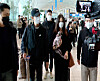 Actor Song Joong-ki and his wife Katy Louise Saunders leave for Hungary from Incheon International Airport on Thursday. Song is scheduled to begin filming for ″My Name Is Loh Kiwan,″ a new Netflix film set to be released later in the year. [NEWS1]