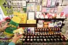 Items for students who take Korea's College Scholastic Ability Test are lined up at stationary store in Seodaemun District, western Seoul on Wednesday. The exam takes place for eight hours on Thursday. [YONHAP]