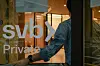 An employee holds the door open at the Silicon Valley Bank branch office in downtown San Francisco, California, on Monday. [REUTERS]